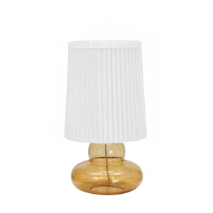 House Doctor Tischlampe inkl. Lampenschirm RIBE amber