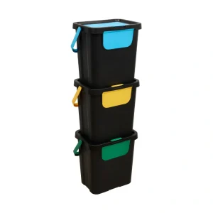 Prullenbak afvalscheiding 3x 24 liter Five®