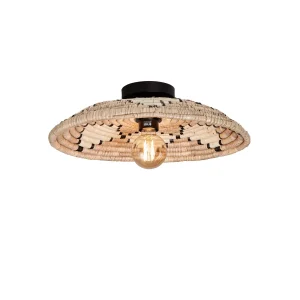 Good&Mojo Deckenlampe ANDROS natur weiß | 45x45x6cm