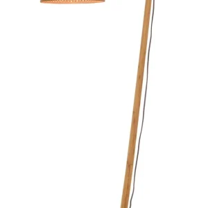 Good&Mojo Stehlampe BHUTAN natur schwarz | 73x50x176cm