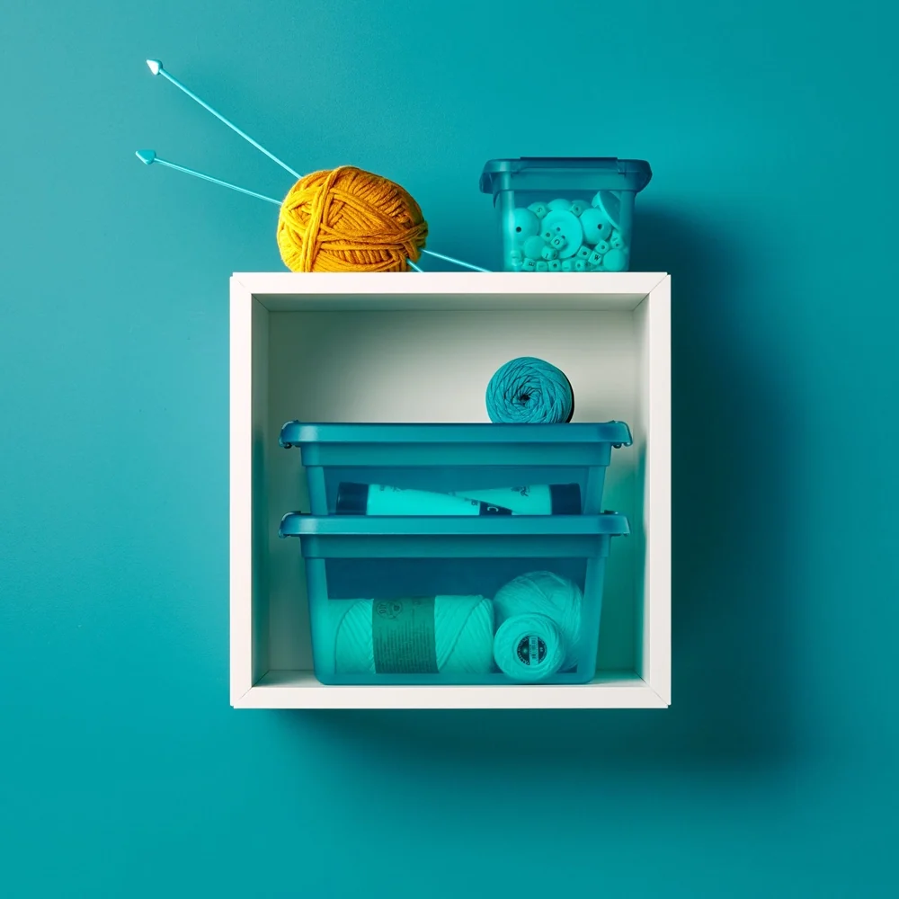 Blaue robuste Aufbewahrungsbox Orplast - BaseStore – Bild 3