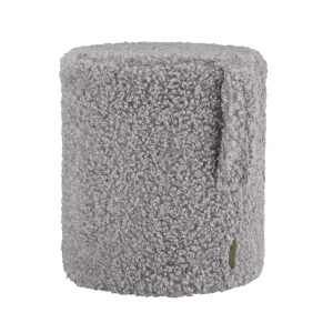 Blomus Hocker TEDDY sharkskin grau | Ø 35x40 cm