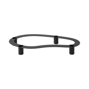 Blomus Kerzenhalter ARO schwarz S | 35x18cm