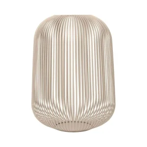 Blomus Laterne LITO L beige nomad | Ø 33x45 cm