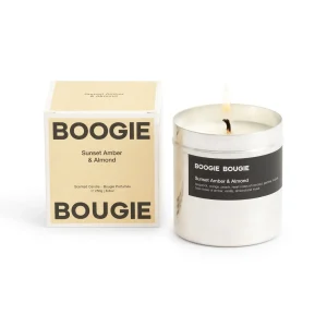 Boogie Bougie Duftkerze SUNSET AMBER & ALMOND | Ø7,5x8cm 250g