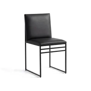 by Crea® Esszimmerstuhl ISABELL Leder Jade Black