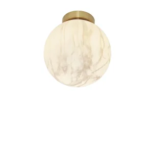 It's about RoMi Deckenlampe CARRARA gold | 22x22x26cm