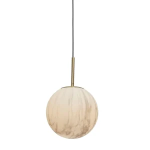 It's about RoMi Hängelampe CARRARA gold | 22x22x35cm