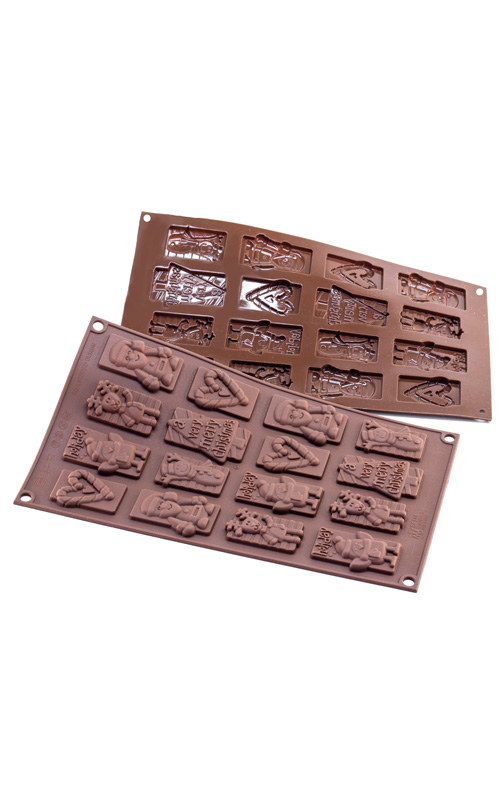 Silikon Pralinenform CHRISTMAS DEKORATION – Bild 2