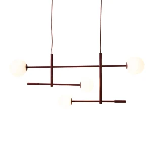 It's about RoMi Pendelleuchte COPENHAGEN burgund | 97x13x215cm