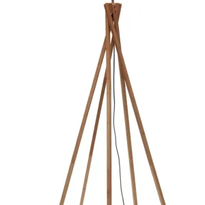 Good&Mojo Stehlampe JAVA braun | 53x53x146cm