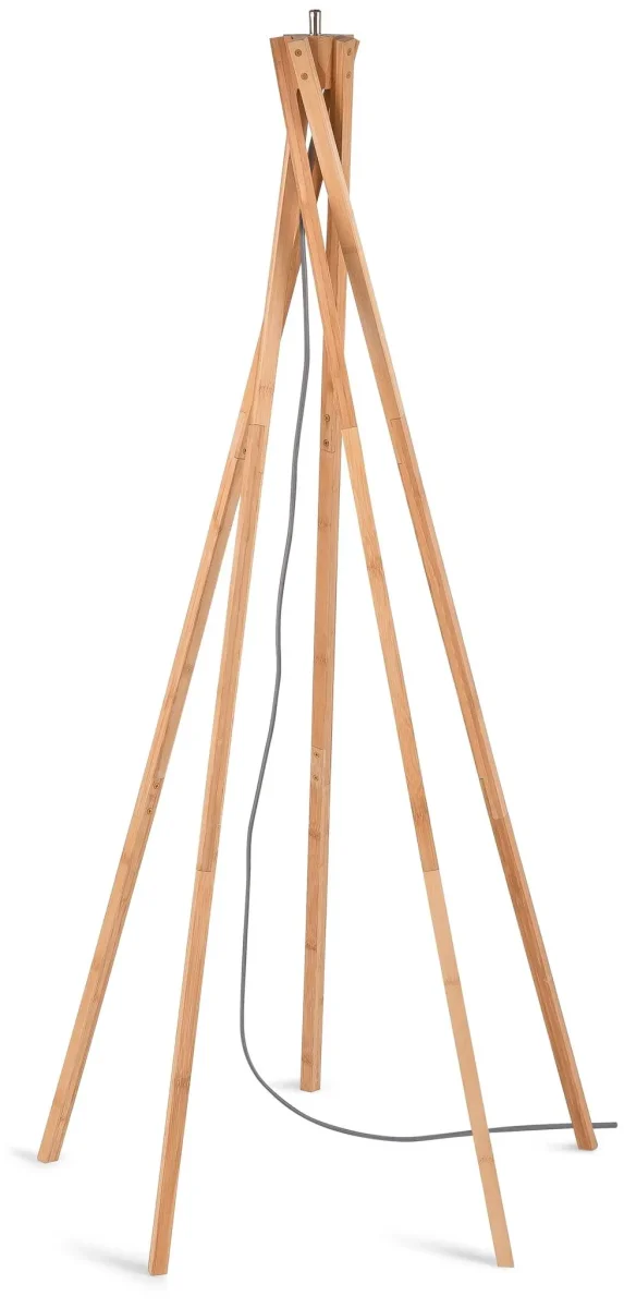 Good&Mojo Stehlampe JAVA schwarz/braun | 53x53x146cm – Bild 7