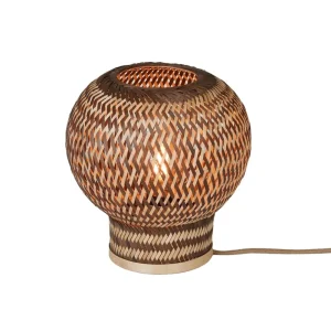 Good&Mojo Tischlampe BARBADOS natur/braun | 27x25x27cm