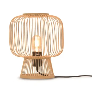Good&Mojo Tischlampe CANGO braun | 26x26x30cm