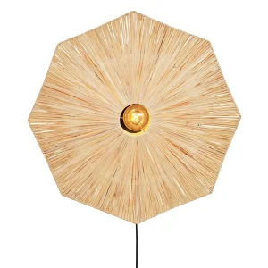 Good&Mojo Wandleuchte PANAMA gelb | 65x7x65cm