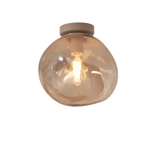 It's about RoMi Deckenlampe HELSINKI Bernstein | 26x26x28cm