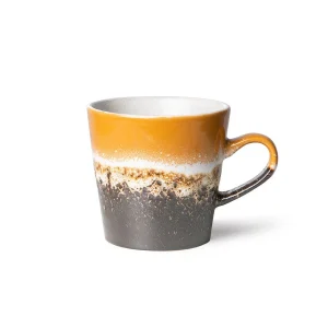 HKliving Becher FIRE Americano Mug 70´s bunt | 11,5x8,5x8cm