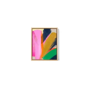 HKliving Bild BRIGHT LIGHTS bunt | 25x3,5x31cm