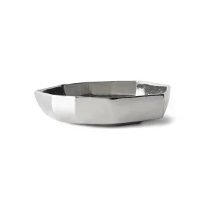 HKliving Schale CHROME L chrome silber | 25x23x6cm
