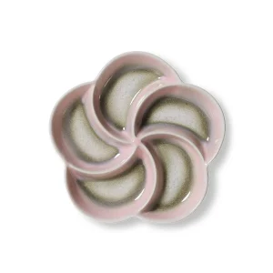 HKliving Schale Snack Tray MUSE 70s Ceramics rosa | Ø20x3cm