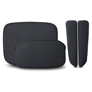 HKliving Sitzkissen WIRE ARMCHAIR Comfort kit dark grey | 39x46x1,5cm
