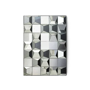 HKliving Spiegel Kunstwerk RELIEF MIRROR | 60x85x5cm