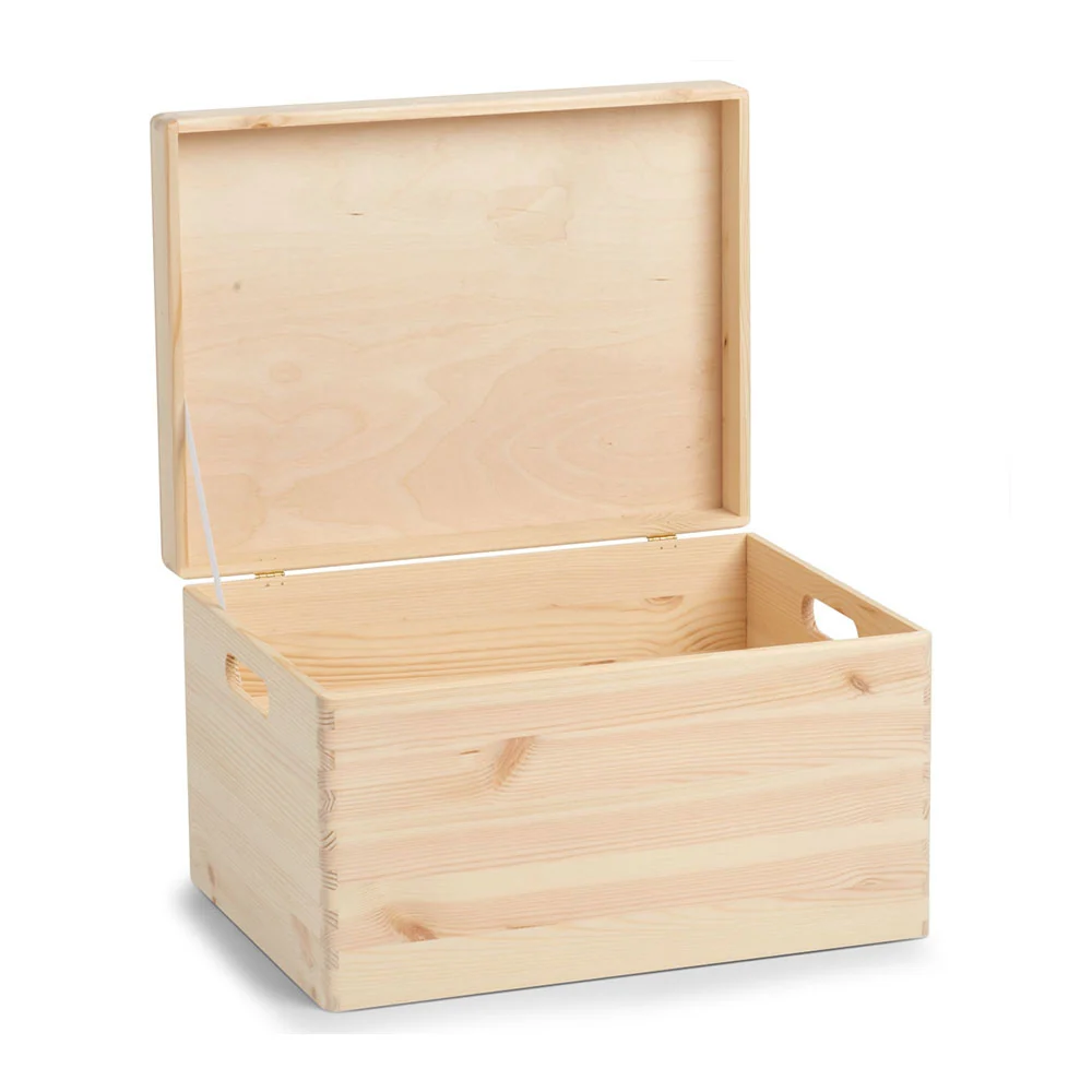Holzkiste mit Deckel 40x30x23 cm Zeller – Bild 3