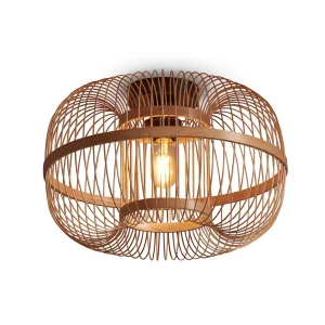 Good&Mojo Deckenlampe HOKKAIDO braun | 38x38x25cm