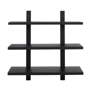 House Doctor Regal HDSET Mangoholz schwarz | 75cm