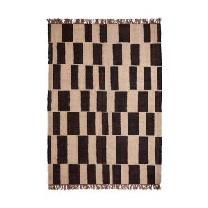 House Doctor Teppich GRAPH schwarz natur | 230x160cm
