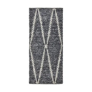 House Doctor Teppich KIN schwarz, off-white