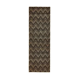 House Doctor Teppich MONTA natur, schwarz