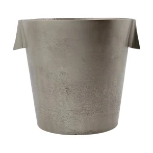 House Doctor Weinkühler BUCK gebürstetes Silber | 22x22x21cm