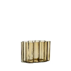Hübsch Vase UMBER bernstein | 30x16x20cm