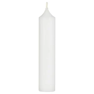 IB Laursen Stabkerze WHITE rusic weiß | Ø2,2x11cm