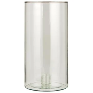 IB Laursen Windlicht GLAS Kerzenhalter fixiert für Stabkerze Ø2,2cm | Ø13x25cm