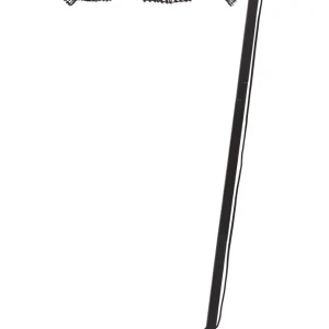 Good&Mojo Stehlampe IBIZA schwarz | 77x50x150cm