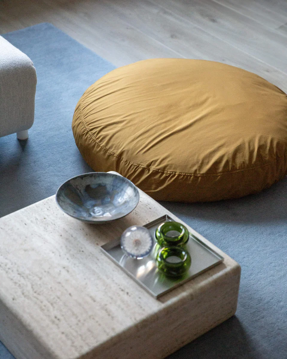 Suite702 Kissenbezug Really bigDot KHAKI GOLD | Ø80cm – Bild 3