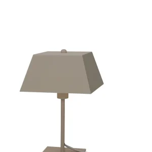 It's about RoMi Tischlampe PERTH grau | 20x20x31cm