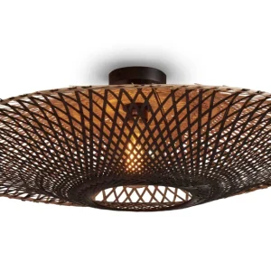 Good&Mojo Deckenlampe KALIMANTAN schwarz | 87x87x20cm