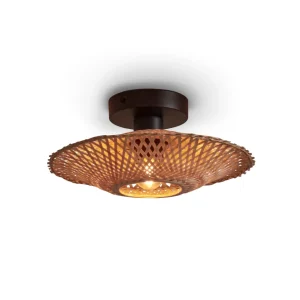 Good&Mojo Deckenlampe KALIMANTAN schwarz | 30x30x8cm