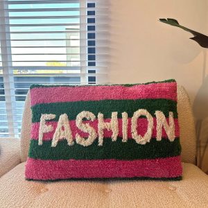 Kersten Kissen STRIPE FASHION pink grün | 40x60cm