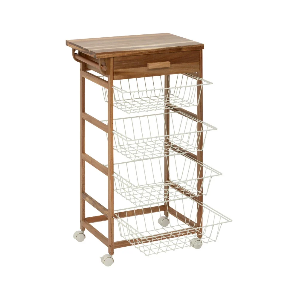 Houten keukentrolley met opbergmanden Five® – Bild 3