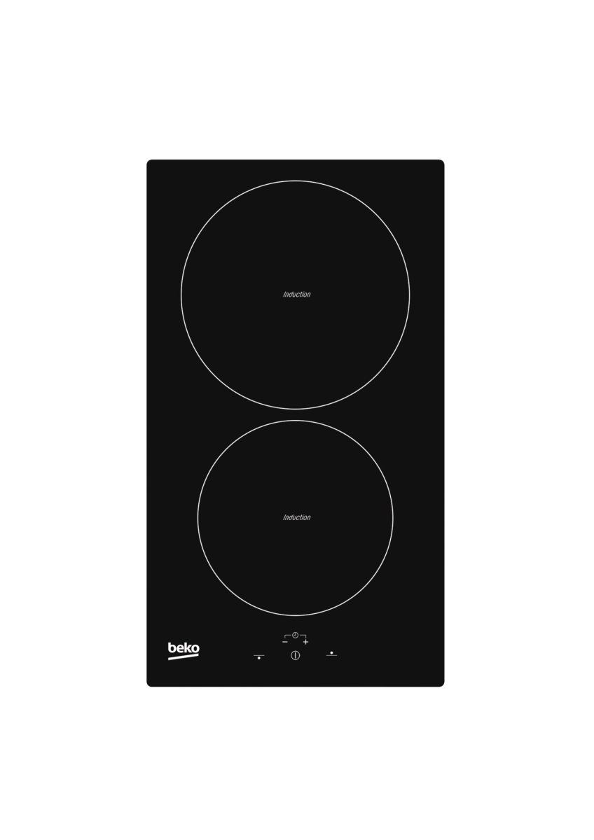 Domino-Glaskeramik-Induktions Kochfeld, Solo, 2 Zonen, Beko HDMI32400DT