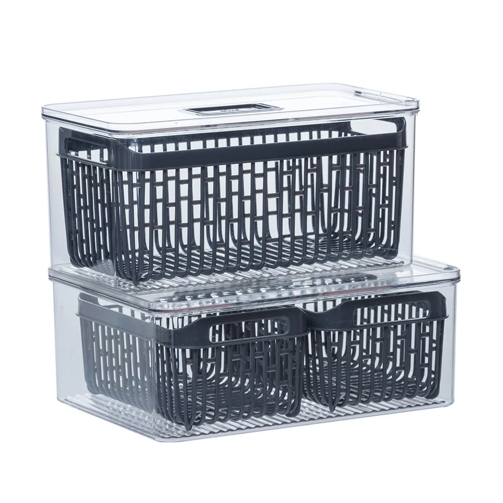 Stapelbares Kühlregal medium mit 1 Siebkorb Five® – Bild 7