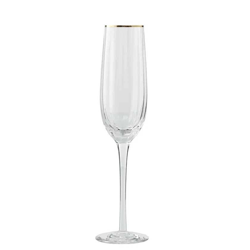 Lene Bjerre Sektglas CLAUDINE Glas klar gold | 23,5cl – Bild 2