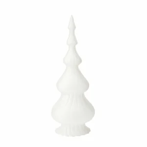 Lene Bjerre Weihnachtsdekoration ASTA M weiß Glas | Ø12x30 cm