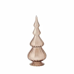 Lene Bjerre Weihnachtsdekoration ASTA S braun Glas | Ø8x19,5 cm