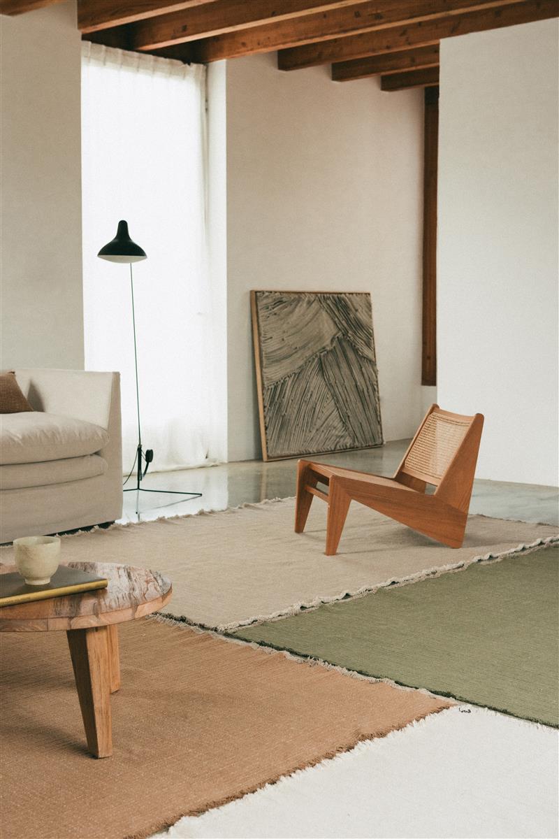 Lorena Canals Handwebteppich Beige | 200x140cm – Bild 5