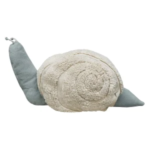 Lorena Canals Pouf MR.SNAIL vintage blau | 95x45cm